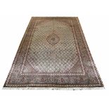 FINE PART SILK TABRIZ MAHI DESIGN CARPET, 315cm x 205cm,