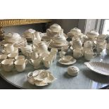CREAMWARE, Harley Green, Leeds pottery classical creamware to include 15 dinner plates,
