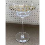 COCKTAIL GLASSES, a set of twelve, 1950's French inspired design.