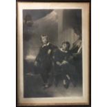 GEORGE CLINT AFTER THOMAS LAWRENCE 'Portrait of Sir Edmund Antrobus and Gibbs Crawford Antrobus',
