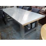 TIMOTHY OULTON BOSTON DINING TABLE, 240cm x 100cm x 78cm.