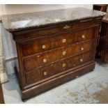 COMMODE, 19th century French Louis Philippe mahogany,