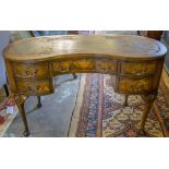 KIDNEY SHAPED DESK,