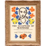 HENRI MATISSE 'The sculpture of Matisse', rare original lithographic poster, signed in the plate,