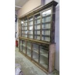 IRISH CHEMIST'S DISPLAY CABINET, late 19th century,