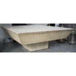 TRAVERTINE LOW TABLE,