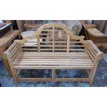 MARLBOROUGH STYLE GARDEN BENCH, contemporary.