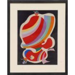 WASSILY KANDINSKY 'Abstract', 1969, lithograph printed by Maeght, 45cm x 37cm, framed and glazed.