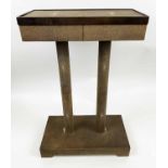 SHAGREEN SIDE TABLE, contemporary bespoke made, 60cm H x 40cm x 20cm.