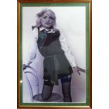 BLONDIE as a schoolgirl, 1978, original photograph, 60cm x 40cm, framed and glazed.