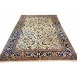 ANTIQUE PATEK TABRIZ CARPET, 385cm x 265cm,