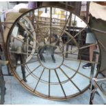 WALL MIRROR, circular French Provincal style, 100cm diam.