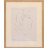 HENRI MATISSE 'Collotype O13', edition 950, printed by Fabiani, 32cm x 25cm, framed.