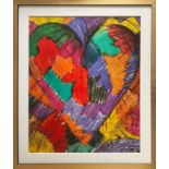 JIM DINE 'Heart', 1983, offset lithograph, Galerie Maeght, 70cm x 60cm, framed.