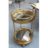 COCKTAIL TROLLEY, 1960's French style, 77cm H.