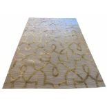 CONTEMPORARY 'CHELSEA' CARPET, 280cm x 185cm.