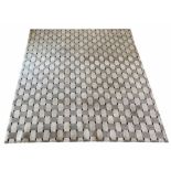 CONTEMPORARY NEPALESE RUG, 170cm x 162cm, lattice design, hand knotted.