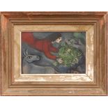 MARC CHAGALL 'Femme avec Bouquet', 1976, off set lithograph edition of 250,