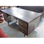 SPARTA MGF (GHANA) LTD DESK, vintage metal, 153cm x 77cm x 75cm.