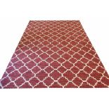 CLASSIC LATTICE DHURRIE, 350cm x 248cm.