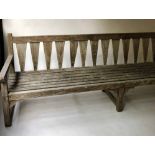 ESTATE BENCH FROM CHEQUERS,