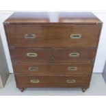 CAMPAIGN SECRETAIRE CHEST,