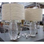 BEST AND LLOYD VIENNA TABLE LAMPS, a pair, with shades, 62cm H.