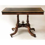 SOFA TABLE, Victorian ebony,