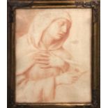 GIUSEPPE DIOTI (1779-1816) 'La Pieta', crayon, signed, inscribed verso, 44cm x 30cm, framed.