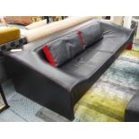 MOROSO MALMO SOFA BY PATRICIA URQNIOLA, red detail, 137cm W approx.