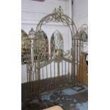 ARCHITECTURAL GARDEN GATE, French style, 180cm W.