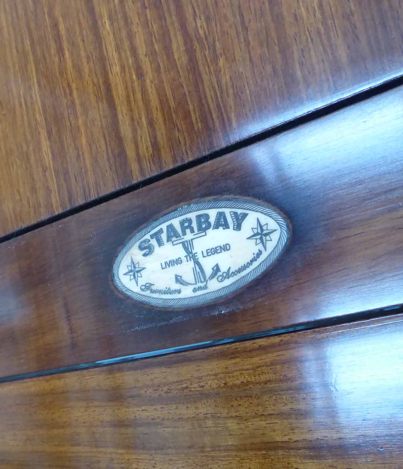 STARBAY DE GRASSE FOLDING TABLE, 106cm x 106cm x 74cm opened. - Image 5 of 5