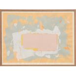 JOHN HOYLAND 'Yellow and Pink', 1971, screenprint, hand signed, suite: New York, 72cm x 95cm,