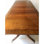 TWIN PILLAR DINING TABLE,