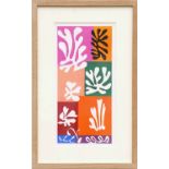 HENRI MATISSE 'Fleurs de Neige', original lithograph after the 1954 cutouts, printed by Mourlot,