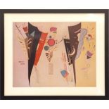 WASSILY KANDINSKY 'Reciprocal Accords', lithograph, 1969, printed by Maeght, 33cm x 42cm,