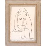 PABLO PICASSO 'La Femme Espagnol', off set lithograph, signed in the plate, 65cm x 45cm,