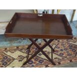 BUTLER'S TRAY ON STAND,