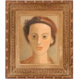 ANDRE DERAIN 'Portrait of a Girl', 1939, original lithograph, printed by Mourlot, 23cm x 18cm,