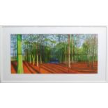 After DAVID HOCKNEY 'Woldgate Woods 21 23 and 29 November 2006', photoprint by Richard Schmidt,