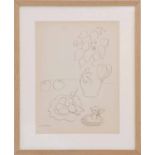 HENRI MATISSE 'Collotype A4', edition 950, printed by Fabiani, 32cm x 25cm, framed.