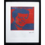 ANDY WARHOL 'JFK', 1981, lithograph, Leo Castelli Gallery, edited by Georges Israel, 58cm x 38cm,