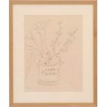 HENRI MATISSE 'Collotype N6', edition 950, printed by Fabiani, 32cm x 25cm, glazed and framed.