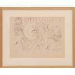 HENRI MATISSE 'Collotype G3', edition 950, printed by Fabiani, 25cm x 32cm, glazed and framed.