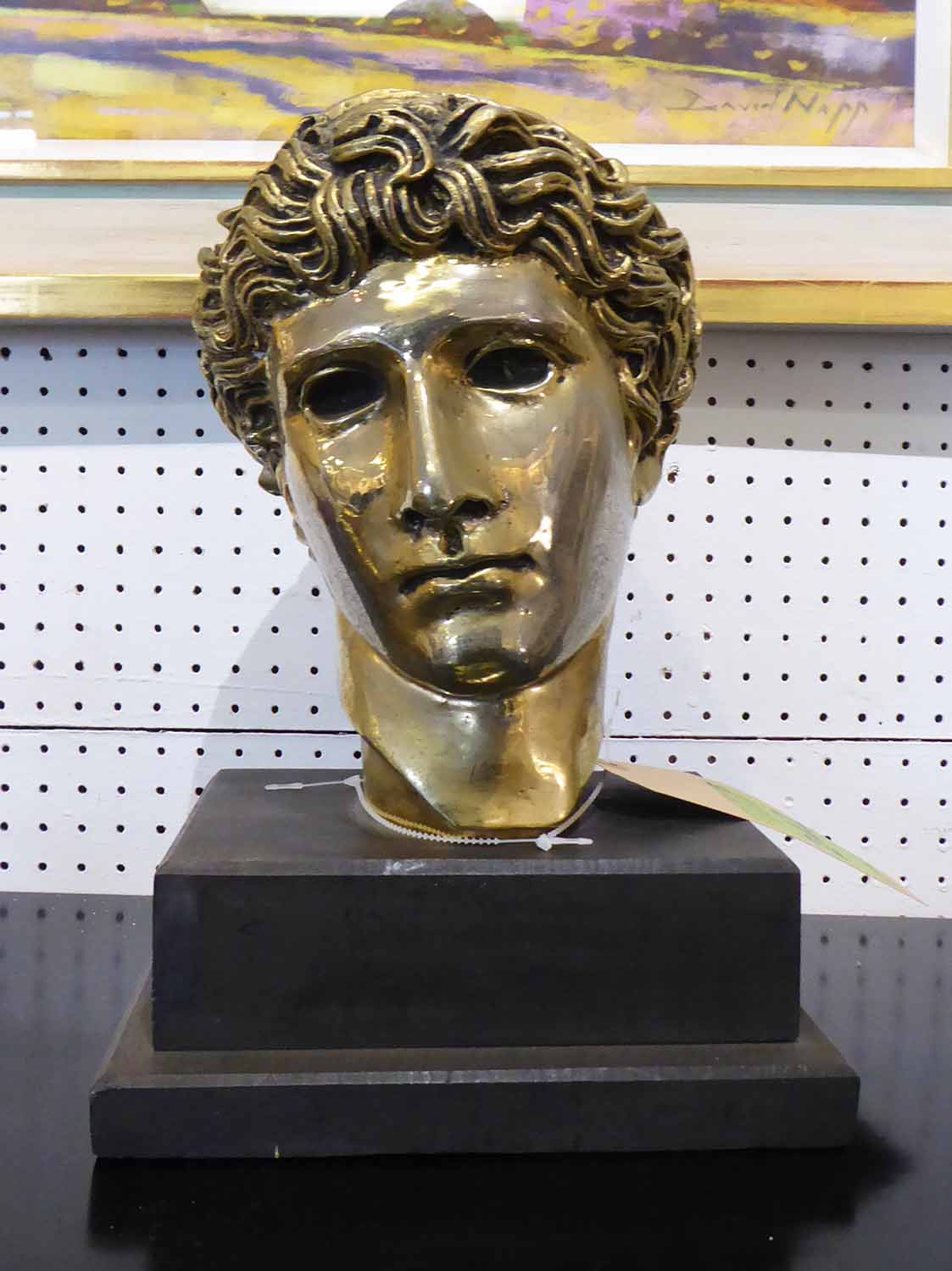 FONDICA CO ART SCULPTURE PORTRAIT OF ALEXANDER, circa 1990's, 34cm H. - Image 3 of 3