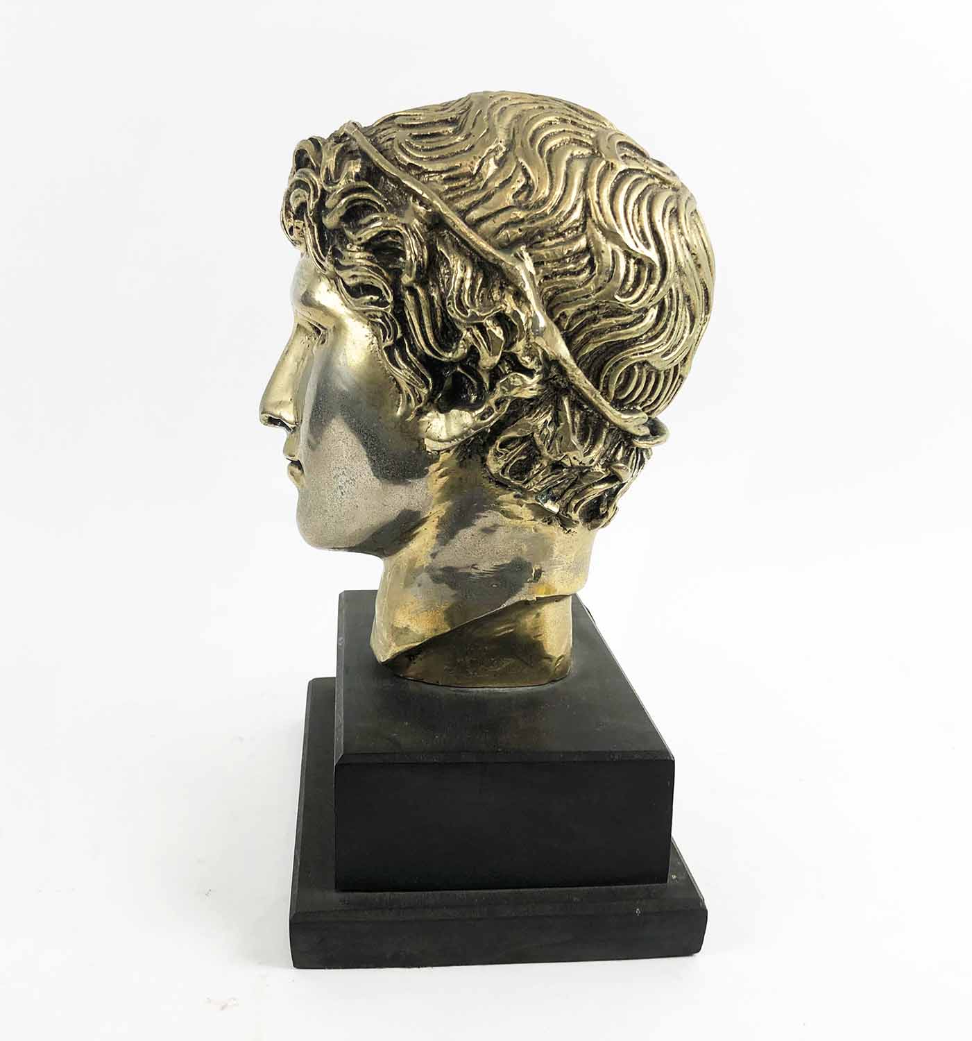 FONDICA CO ART SCULPTURE PORTRAIT OF ALEXANDER, circa 1990's, 34cm H. - Image 2 of 3