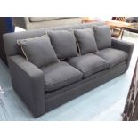 SOFA, in a grey Romo cashmere fabric, 78cm D x 92cm H x 200cm W.