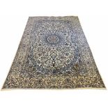 FINE PART SILK NAIN CARPET, 300cm x 200cm.