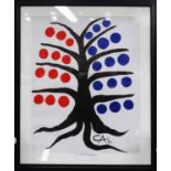 ALEXANDER CALDER 'Tree', 1971, stone lithograph, signed and dated in the plate, Maeght Editeur,
