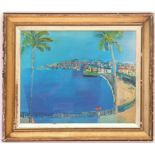 RAOUL DUFY 'Bay of Angels', quadrichrome, 55cm x 68cm, framed and glazed.